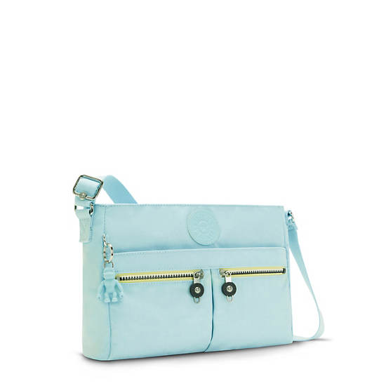 Kipling New Angie Divat Crossbody Táska Menta | HU 1190RV